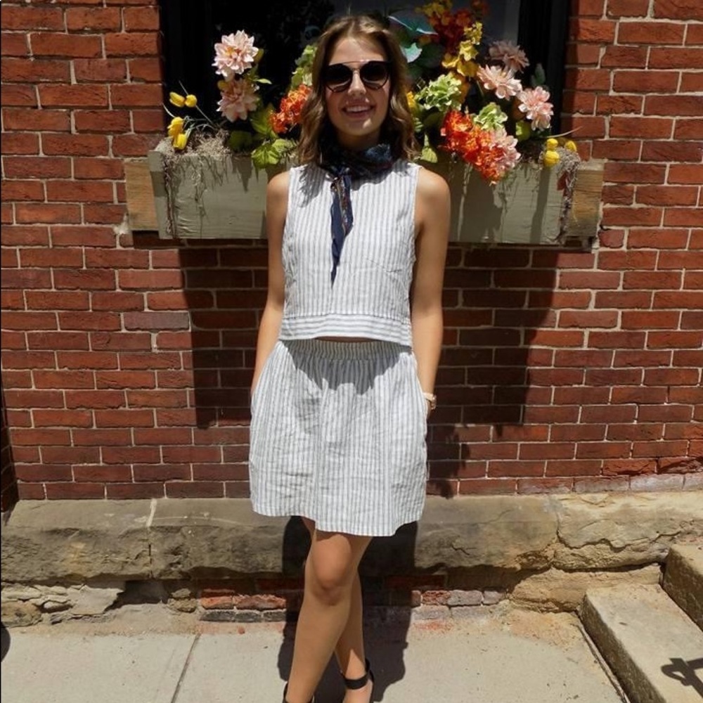 Nordstrom Striped Skirt Set